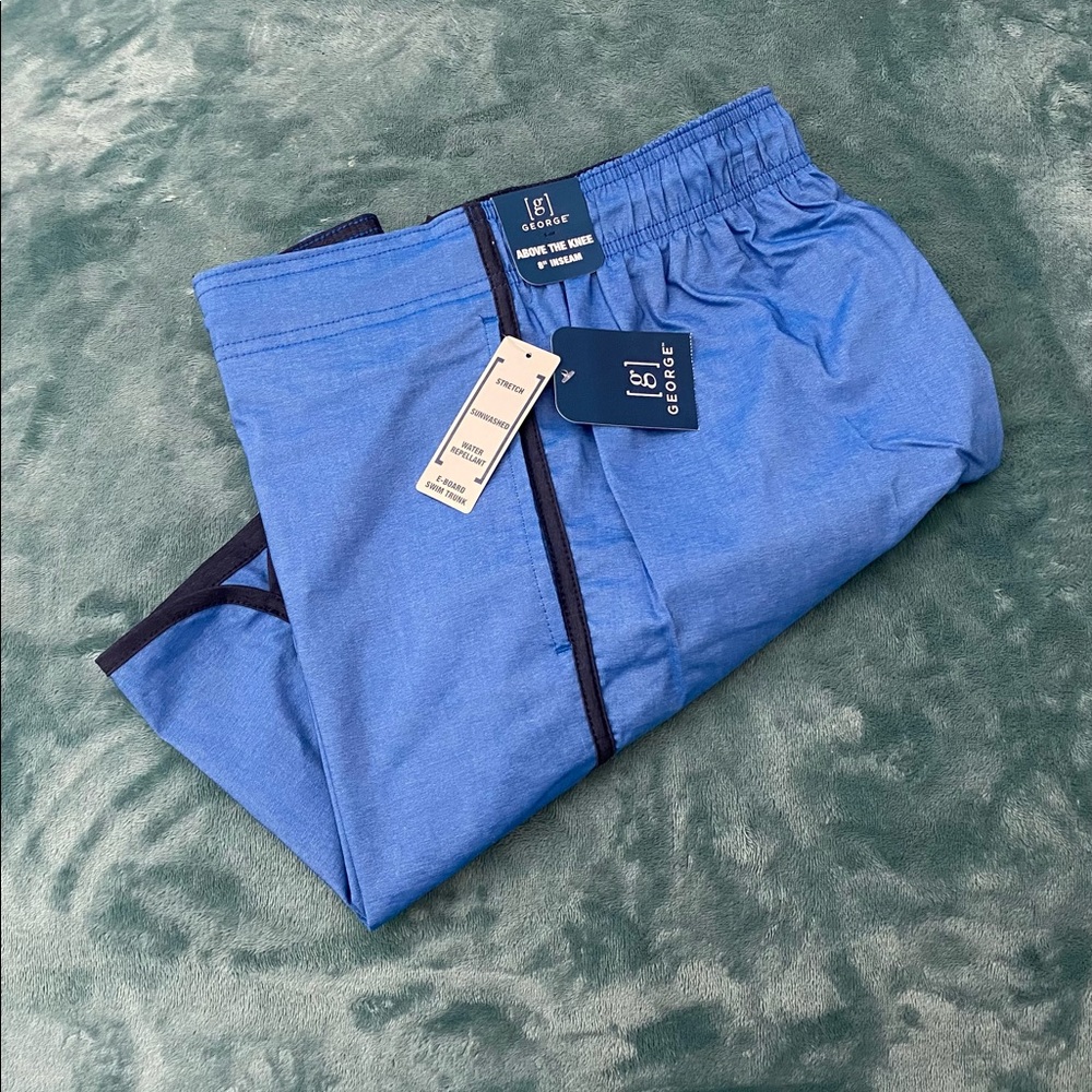 George “Men” Sunwashed E-Board Swim Trunk